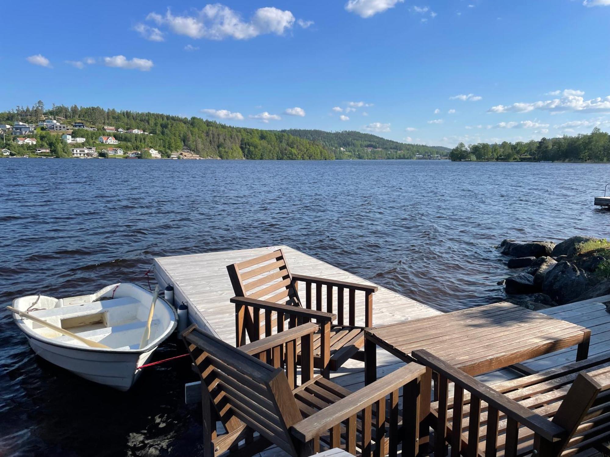 New House By The Lake Bunn & Private Bathing Jetty Gränna Exteriör bild