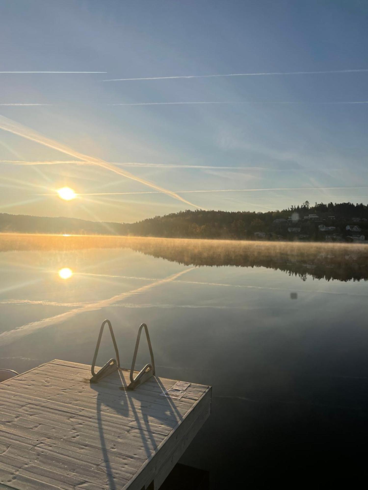 New House By The Lake Bunn & Private Bathing Jetty Gränna Exteriör bild